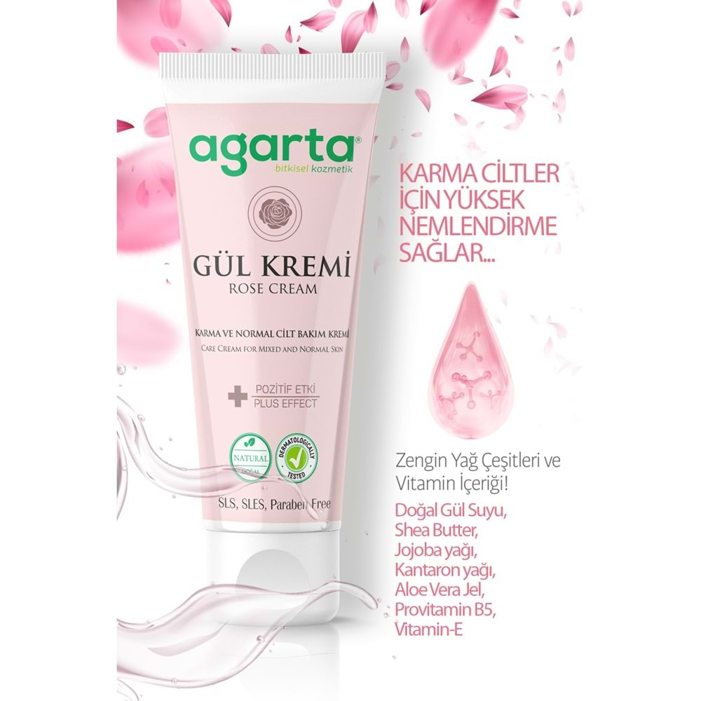 AGARTA Krem (75ml) Gül