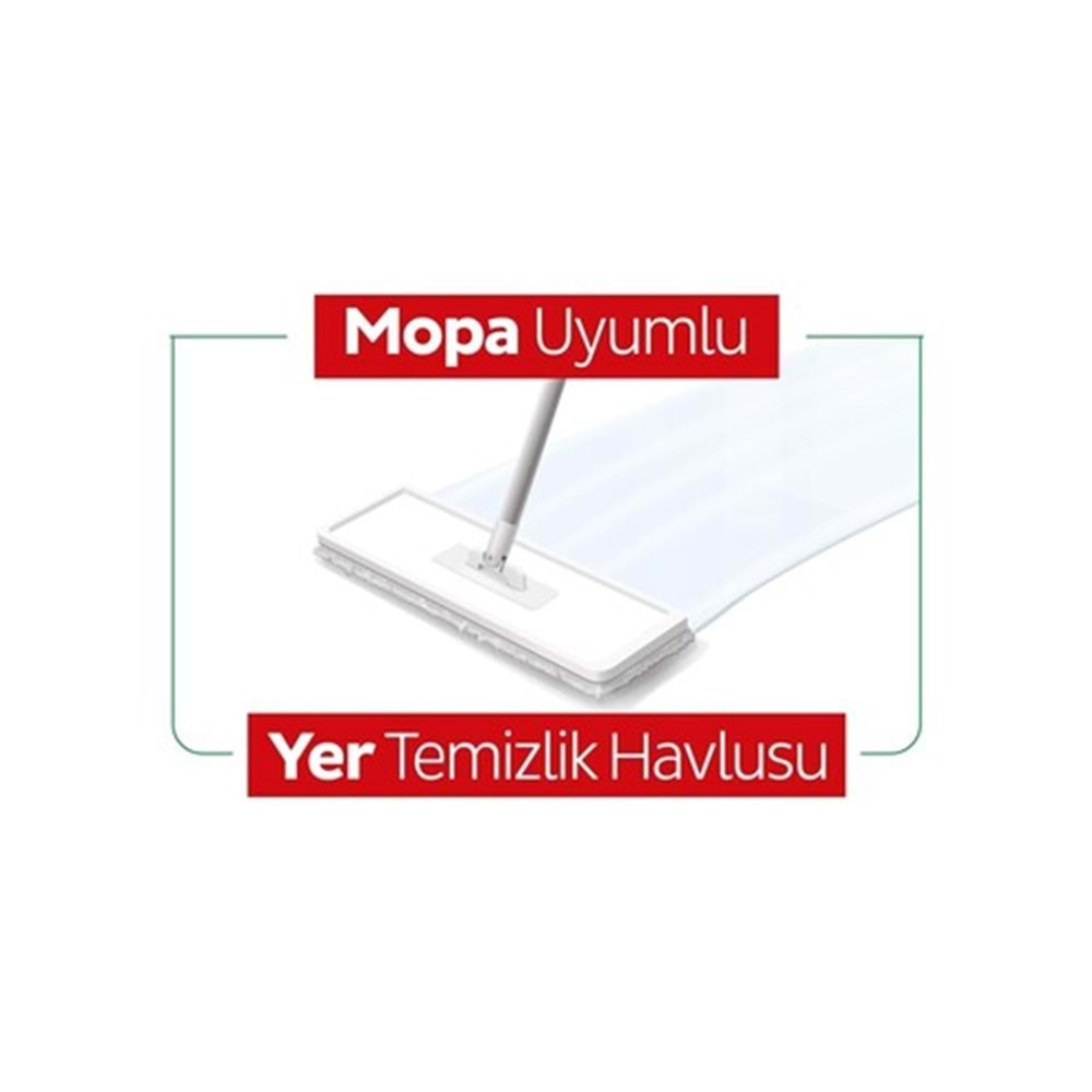 SLEEPY Yüzey Temizlik Havlusu Mop Uyumlu (50li) Çamaşır Sulu