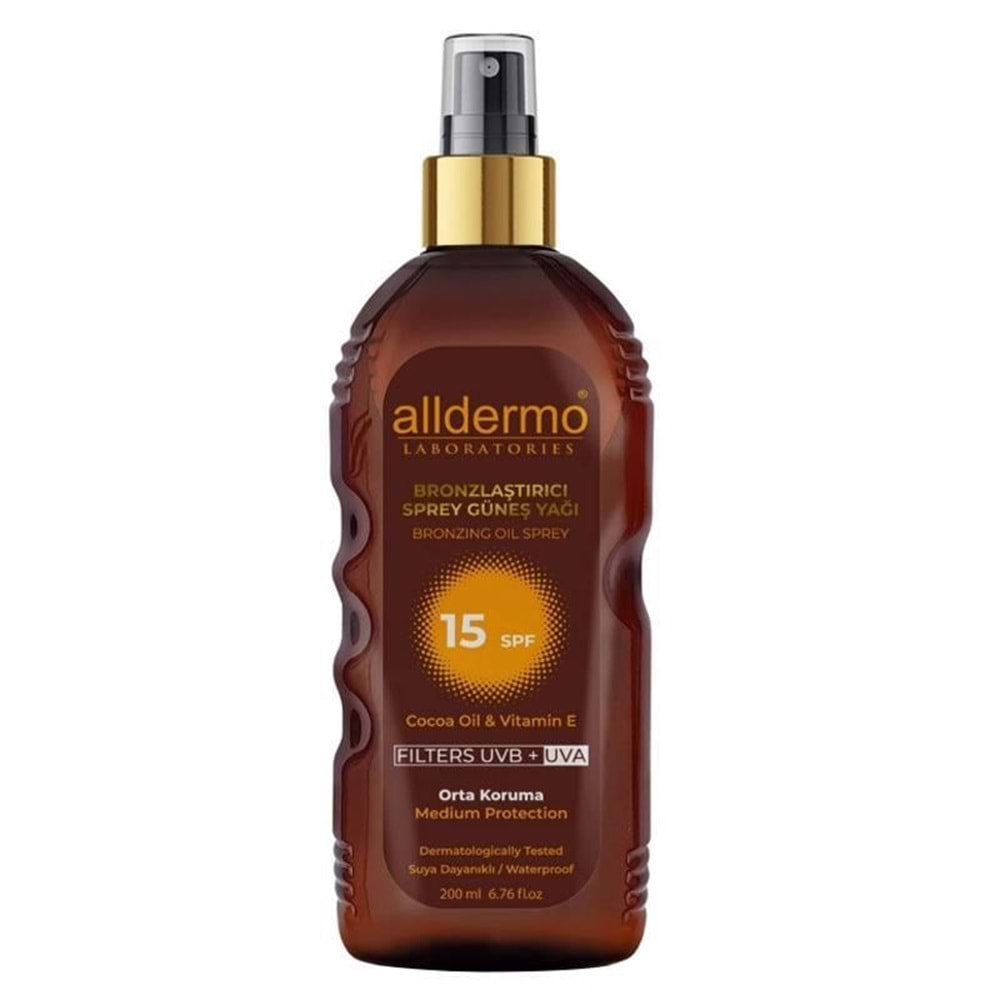 ALLDERMO Güneş Yağı (200ml) F15