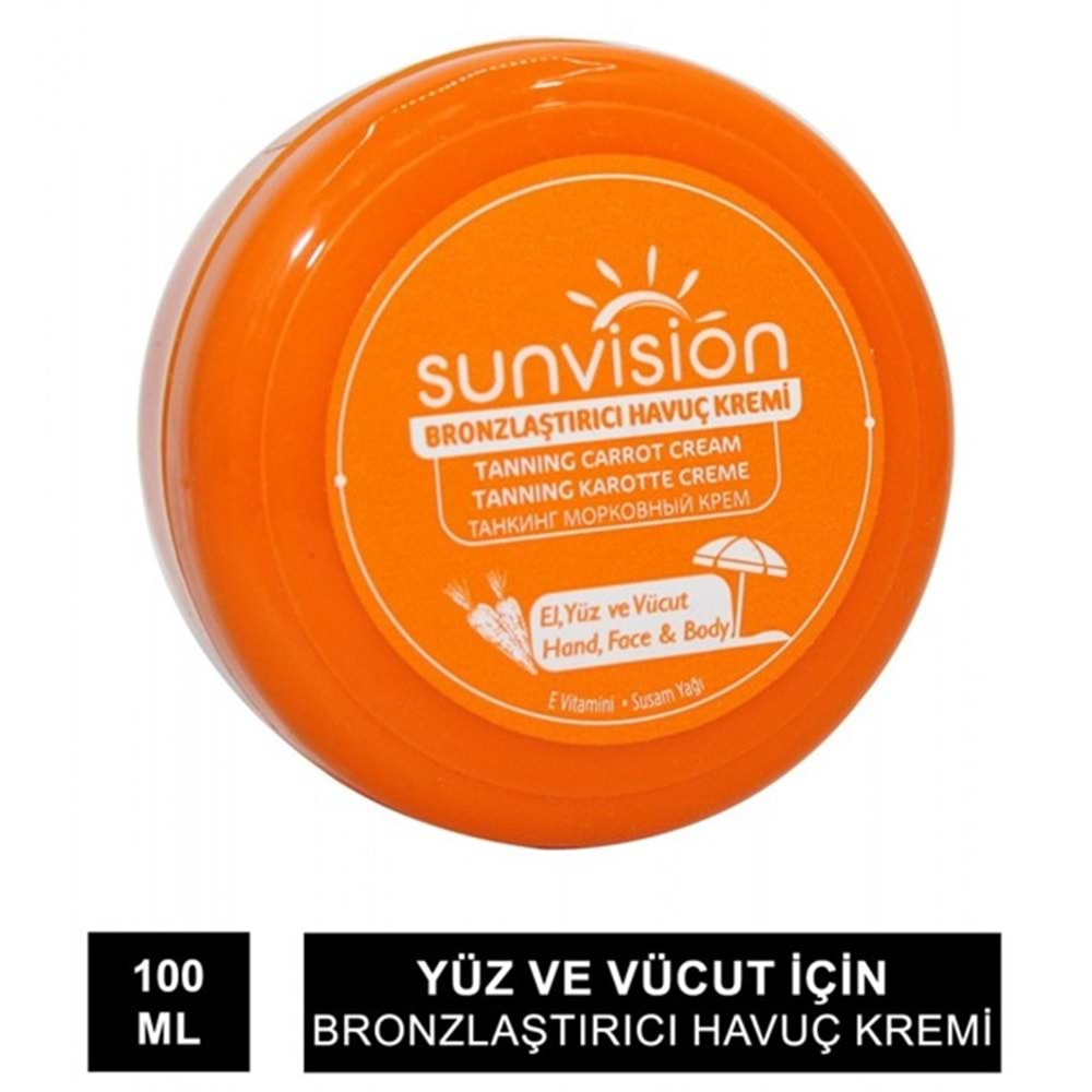 SUNVİSİON Havuç Kremi 100ml