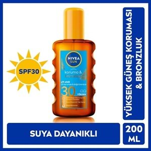 NİVEA Sun Koruma&Bronzluk (Sprey-Yağ) F30