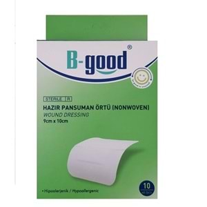 B-GOOD Hazır Pan. Örtü (Nonwoven) 9cmx10cm