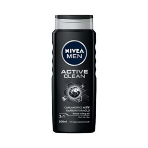 NİVEA Duş Jeli (500ml) Active Clean