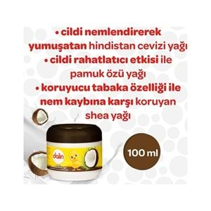 DALİN Vazelin (100ml) Hindistan Cevizi