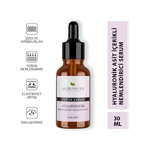 HERBADERM Süperserum Hyaluronik 3D 30ml