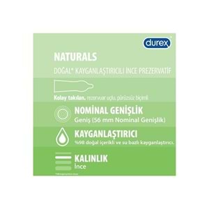 DUREX Prezervatif Naturals 10lu