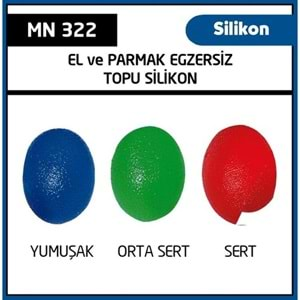 MİNİON Silikon El Ve Parmak Egzersiz Topu (MN 322) - Kırmızı