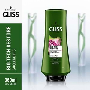 GLİSS Saç Kremi (360ml) Bio-Tech Restore