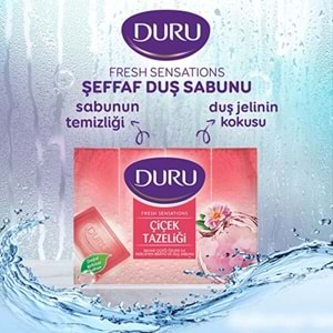 DURU Sabun Banyo (4lü) Çiçek Tazeliği 600gr