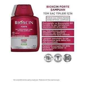 BİOXCİN Şampuan Forte (300ml/3al-2öde) Tüm Saçlar