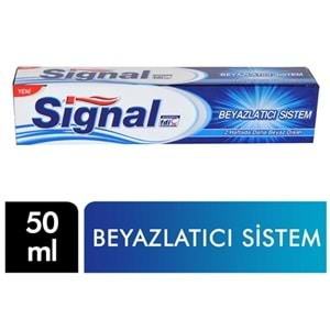 SİGNAL Diş Macunu (50ml) Beyazlatıcı Sistem