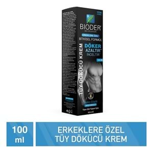 BİODER Tüy Dökücü Kremi (100ml) Erkek