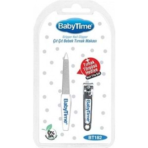 BABYTİME 182 Tırnak Makası-Törpü