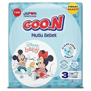 GOON Mutlu Bebek Bezi (100lü) No:3