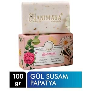 HANIMAĞA Sabun (100gr) Gül-Susam-Papatya