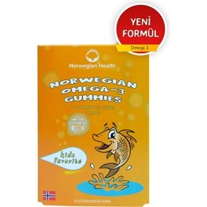 K-NORWEGİAN Omega-3 Gummies 30 Kapsül