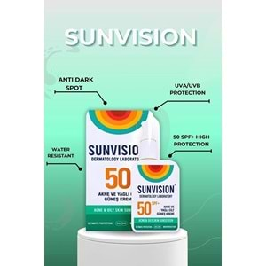 SUNVİSİON Güneş Kremi (50ml) Akne ve Yağlanma Karşıtı