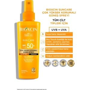 BİOXCİN Sun Care Spf 50+ Tüm Ciltler İçin 200 ml.