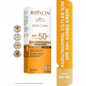 BİOXCİN Sun Care Spf 50+Kuru/Normal 50 ml.