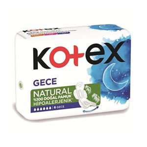 KOTEX Ped Natural (Gece) 6lı