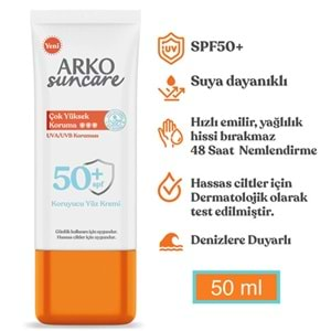 ARKO Güneş (50ml) Koruyucu Yüz Kremi