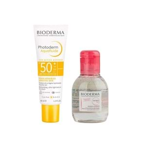 BİODERMA Photoderm Aquafluide 40ml + SensibioH2O Hediyeli