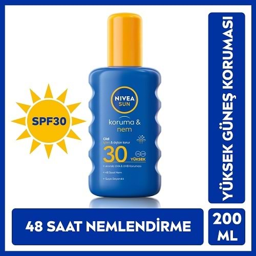 NİVEA Sun Koruma&Nem (Sprey-Krem) F30