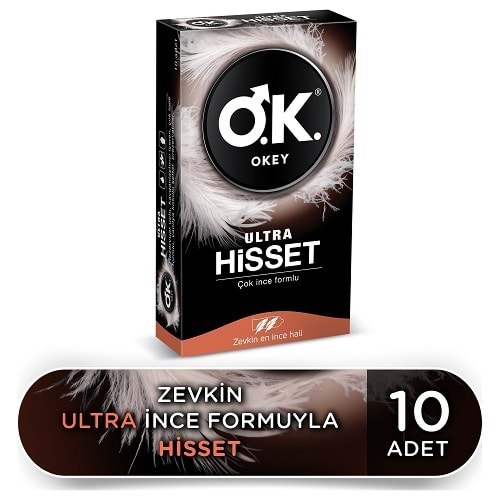 OKEY Prezervatif (10lu) Ultra Hisset