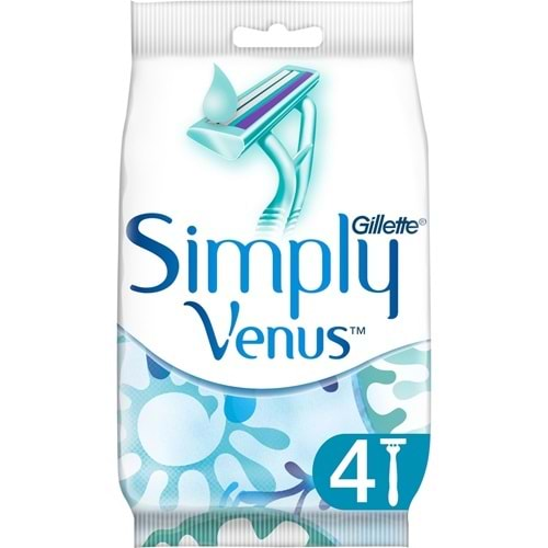 GİLLETTE Venüs Simply (2 Bıçak) 4lü Poşet