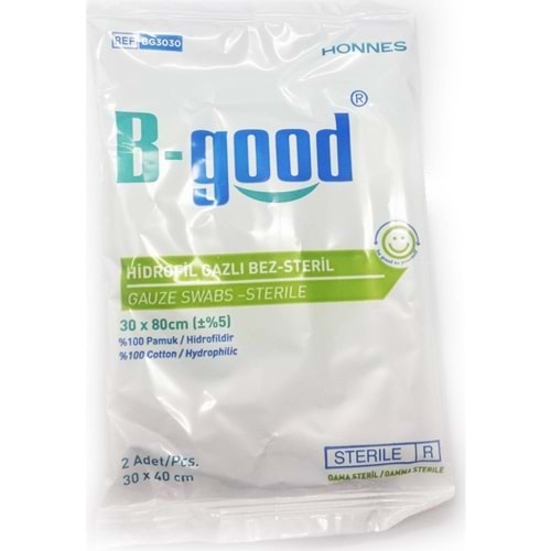 B-GOOD Hidrofil Gazlı Bez 30X80Cm