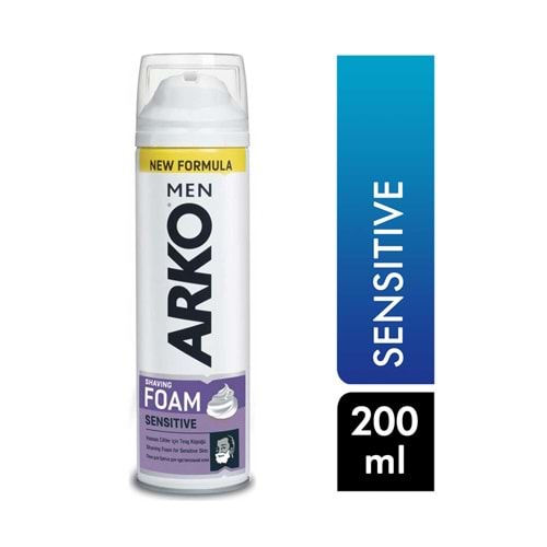 ARKO Traş Köpüğü (200Ml) Sensitive