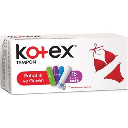 KOTEX Tampon (16lı) Süper