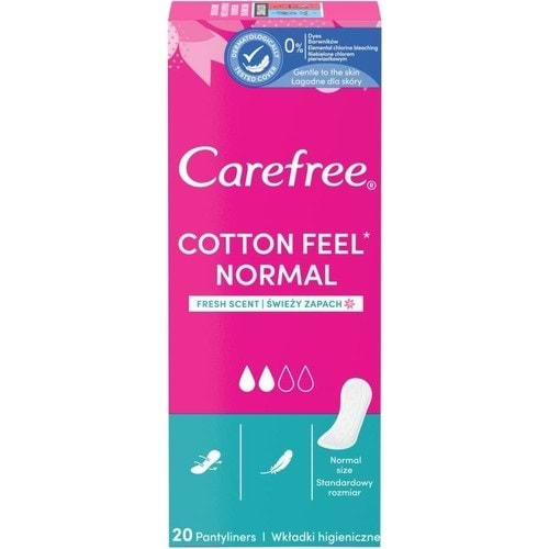 CAREFREE MİNİPED BREATHABLE FRESH 20'Lİ