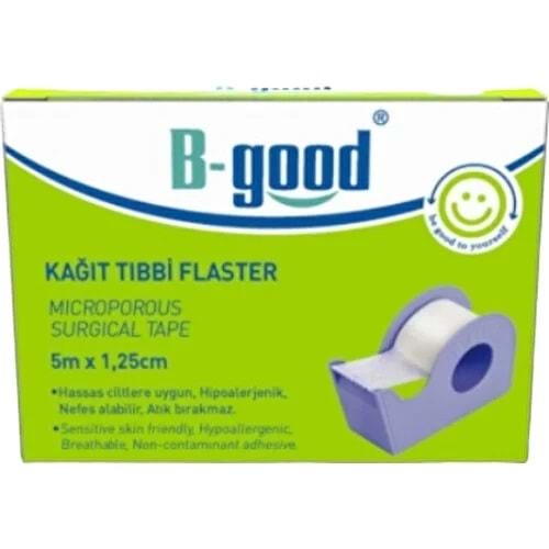 B-GOOD Kağıt Tıbbi Flaster (5Mx1,25Cm)
