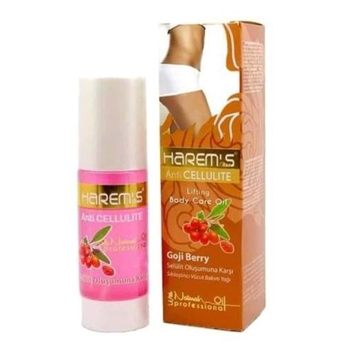 HAREM’S Selülitlere Karşı Bakım Yağı (100ml) Goji Berry