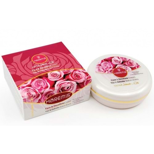 HAREM’S Yüz ve Dekolte Kremi (125ml) Gül Özlü