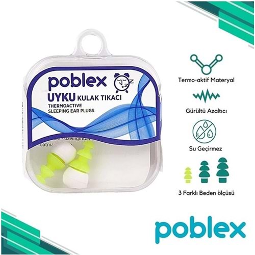 POBLEX (Kulak Tıkacı) Uyku - Small