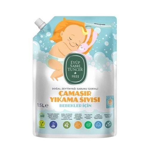 EST Bebek Çamaşır Yıkama Sıvısı (1,5 Litre) Zeytinyağlı