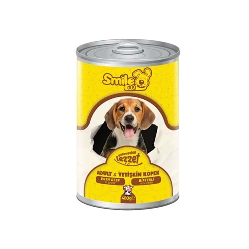 PELAGOS Smile Köpek Maması (Konserve-400gr) Yetişkin-Sığır Etli*12