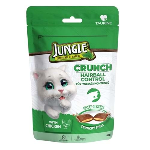 PELAGOS Jungle Kedi Crunch Ödül (60gr) Tüy Kontrolü *10