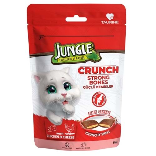 PELAGOS Jungle Kedi Crunch Ödül (60gr) Güçlü Kemikler *10
