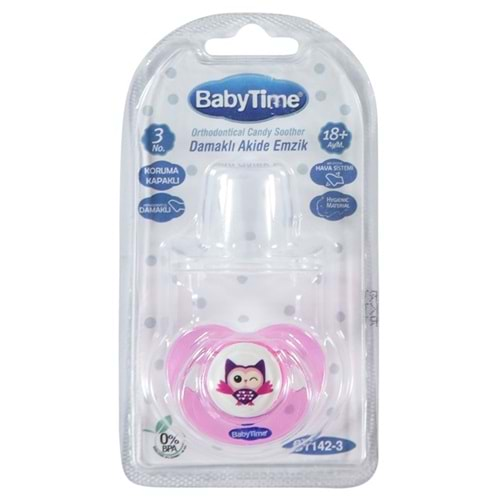 BABYTİME 142/3 Damaklı Akide Emzik No:3