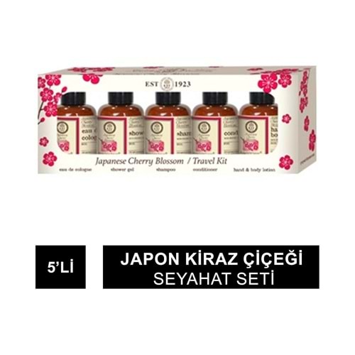 EST Seyahat Set (5li) Japon Kiraz Çiçeği