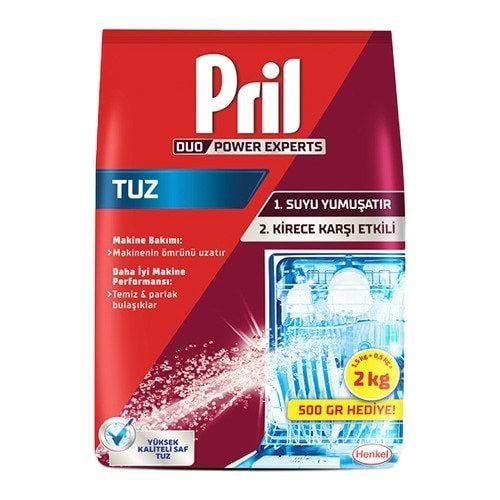 PRİL Bulaşık Makinası Tuzu 2kg