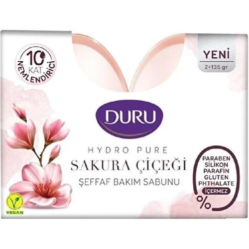 DURU Katı Sabun HydroPure (270gr) Kiraz Çiçeği