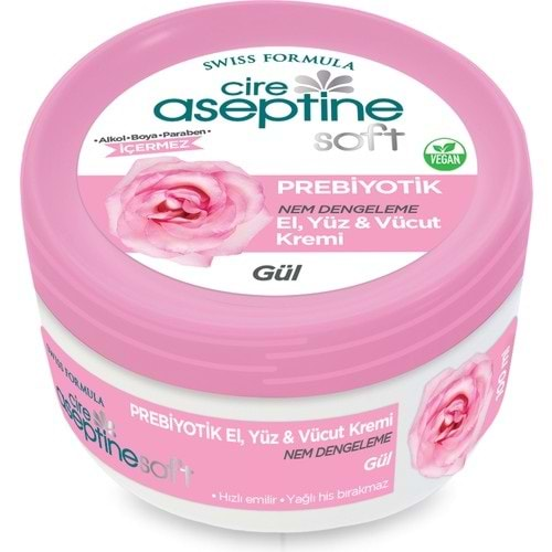 CİRE ASEPTİNE Krem (Kavanoz-100ml) Gül