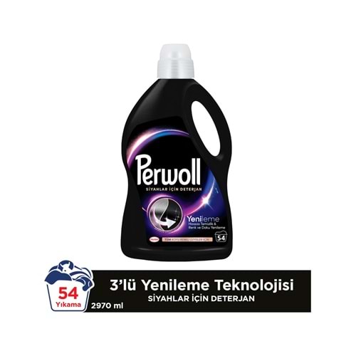 PERWOLL Sıvı Çamaşır Deterjanı (3litre-54Yıkama) Siyah