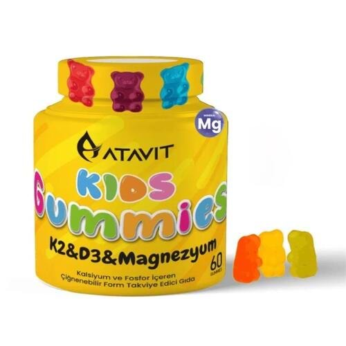 K-ATAVİT Gummies (60lı) K2-D3-Magnezyum