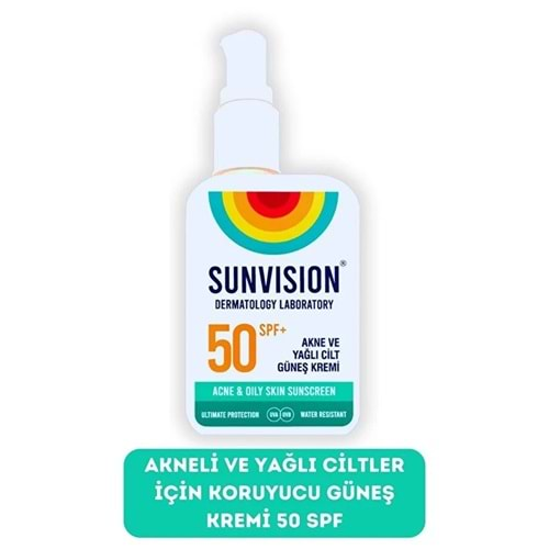 SUNVİSİON Güneş Kremi (50ml) Akne ve Yağlanma Karşıtı