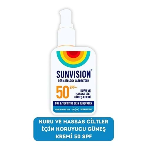 SUNVİSİON Güneş Kremi (50ml) Kuru ve Hassas Ciltler için